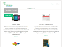 Tablet Screenshot of mintango.com